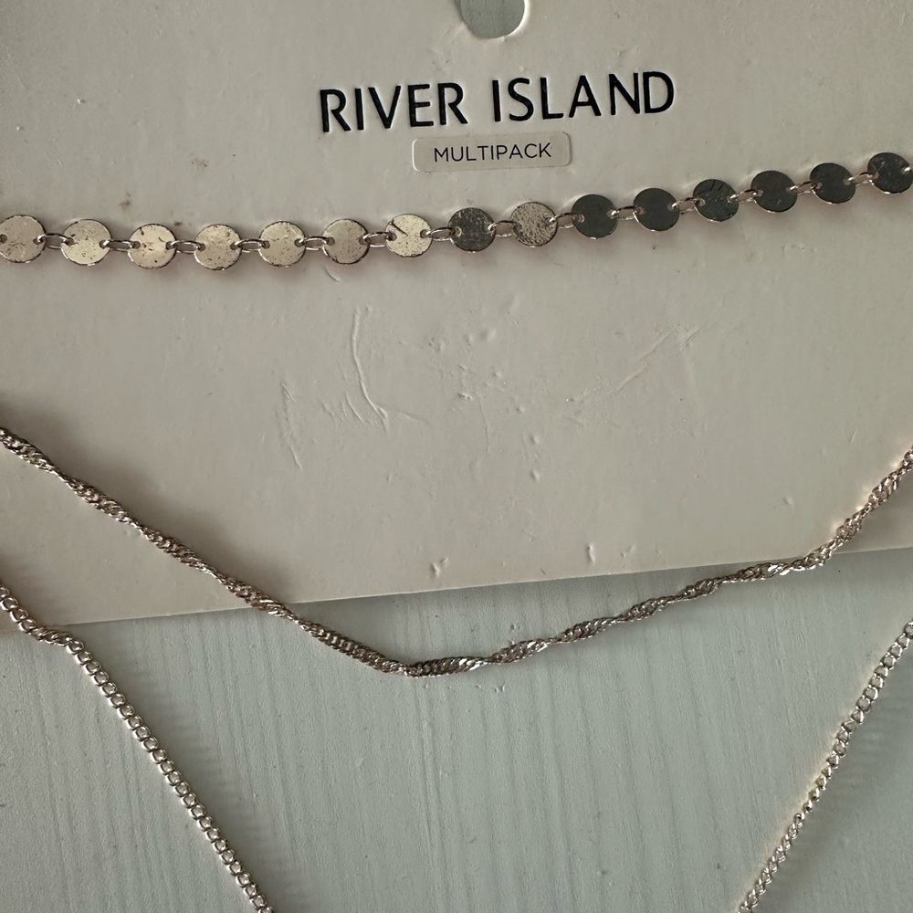 River Island Silver Multipack Necklace Set